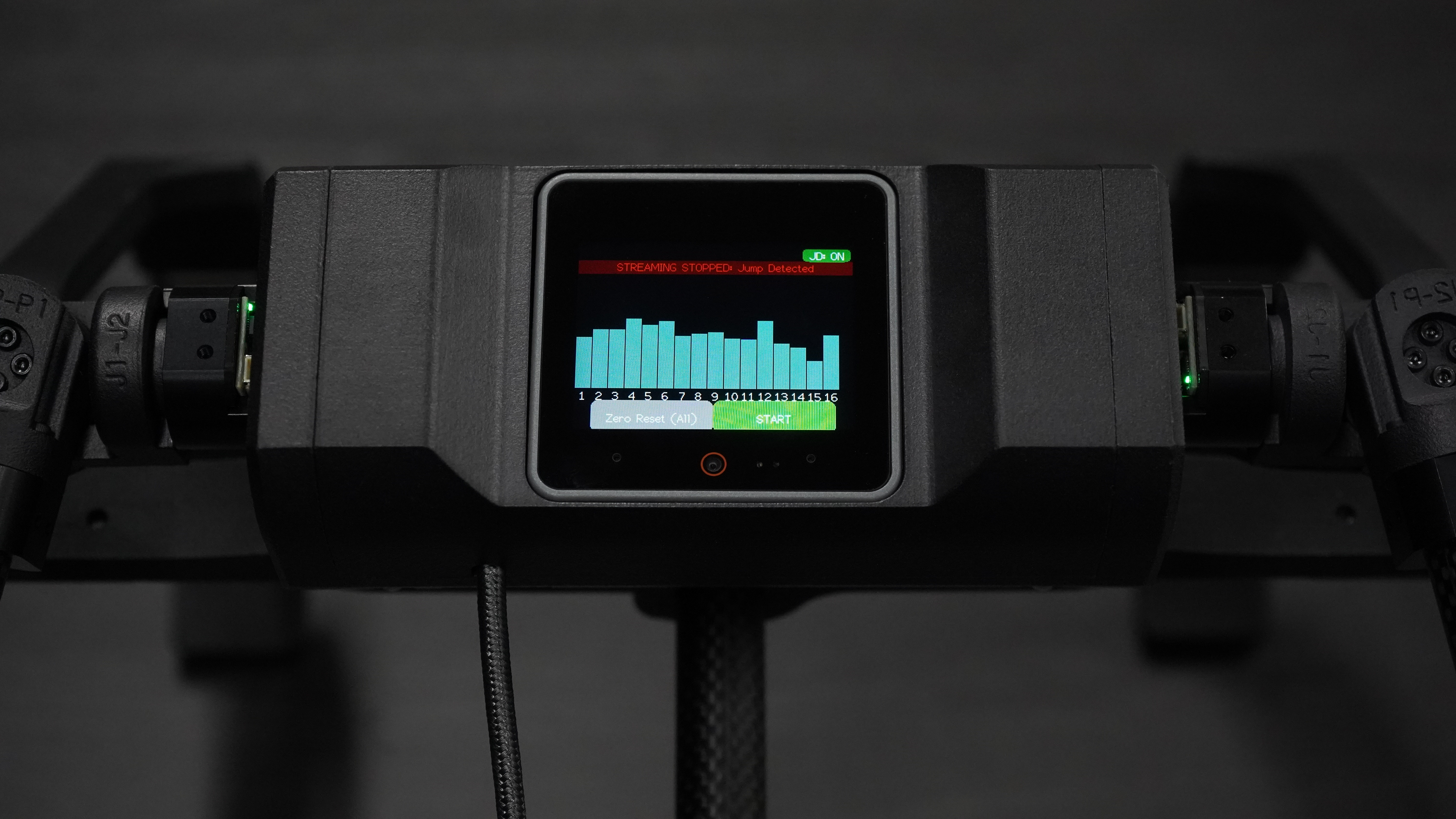 Error display for streaming stop by jump detected